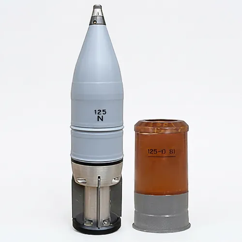 125MM ROUND WITH HE-PROJECTILE